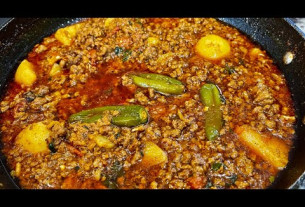 Dhaba Style Aaloo keema Recipe | Beef Mince | Aloo keema by Food Caters #keemaaloorecipe #keema