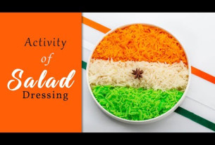 Creative salad | Activity of salad dressing | independence day...#viral