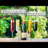 4 CHAMPAGNE Cocktails | Cocktail Recipes