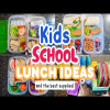 Easy Kids School Lunch Ideas//easy lunch recipes & lunchbox supplies