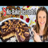 5 INCREDIBLE NO-BAKE DESSERTS | The EASIEST Summer Dessert Recipes! | Julia Pacheco