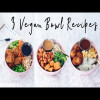3 Easy Vegan Recipes + Meal Plan DIY