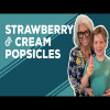 Love & Best Dishes: Strawberry & Cream Popsicles | Strawberry Dessert Recipes