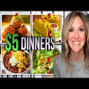 $5 DINNERS | FIVE Quick & Easy Cheap Dinner Recipes Made EASY! | Frugal Fit Mom