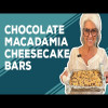 Love & Best Dishes: Chocolate Macadamia Cheesecake Bars Recipe | Dessert Recipes Easy