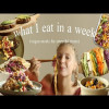 what I eat in a week | vegan meals for stressful times