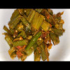 BEST Okra Recipe | DELICIOUS FRIED OKRA RECIPE (NO SLIME )I MASALA BHINDI ALOO FRY (VEGAN)