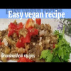 Cooking an easy vegan eggplant recipe in the oven! Grandmother's Recipes! ASMR cooking! Cooking! Tas