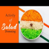 Creative salad | Activity of salad dressing | independence day...#viral