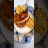 Mammah! I wanted some breakfast food for lunch. Pancakes, Sausage and eggs. #pollowang