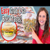 GRAB & GO BREAKFASTS | 5 Quick & EASY Breakfast Recipes | Tasty Meal Planning Ideas! | Julia Pacheco