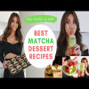 BEST & EASIEST Matcha Dessert Recipes | My Fave Healthy No-Bake Low Calorie Matcha Dessert Recipes