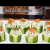 Quick Christmas and  Holiday Bites! Cucumber Entertainment Appetizer, try it.