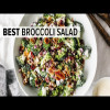 BROCCOLI SALAD | the perfect party salad recipe