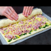 An appetizer made of pastry dough and 5 ingredients - It is eaten first at holidays