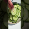 The BEST cucumber salad ever 🤤 2 minutes to make!