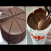 10+ Oddly Satisfying Chocolate Dessert Recipes From NUTELLA | Best Chocolate Cake Video