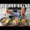 BIG ASS SALAD 3 Ways (Salad Recipes That Eat Like Entrees) | Weeknighting