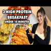 3 Easy Breakfast for Healthy Weightloss! | Low Carb | High Protein