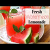 Fresh Watermelon Lemonade Recipe ~ Summer Drinks!