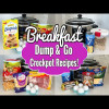 5 DUMP & GO CROCKPOT BREAKFAST IDEAS | BEST SIMPLE & TASTY SLOW COOKER RECIPES | JULIA PACHECO