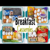 5 QUICK & EASY BREAKFAST CASSEROLES | Cheap Simple and Delicious Breakfast Recipes!