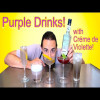 Trying 5 NEW Créme de Violette Cocktails! Drink Recipes