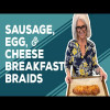 Love & Best Dishes: Sausage, Egg, and Cheese Breakfast Braids | Breakfast Pastry Ideas