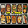 Mix & Match Meal Prep Summer 2023 - 5 ingredients, 10 recipes