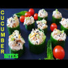 Cucumber Bites Appetizer | Healthy Summer Snacks | Tuna Cucumber Cups