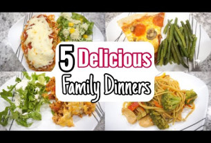 5 of the BEST Family Favorite DINNER RECIPES | EASY Dinner Recipes to make in 2023 on a Budget