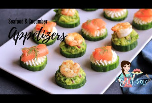 Seafood & Cucumber Appetizers | Simple Appetizers