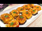 Delicious BAKED EGGPLANT appetizer with just three ingredients.