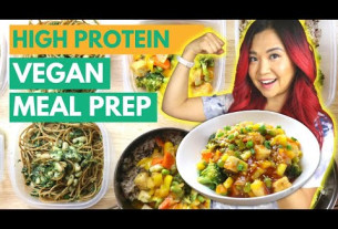 HIGH PROTEIN VEGAN MEAL PREP (weight loss friendly & low-waste!)