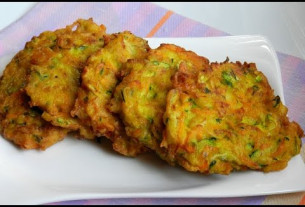How To Make Zucchini Carrot Fritters | Appetizer Easy Recipe Video