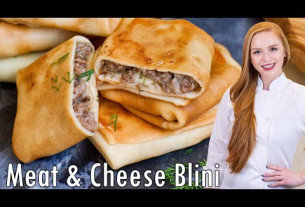 EASY Meat & Cheese Stuffed Blini Recipe - Russian Appetizer Recipe! EASY Meat & Cheese Stuffed Blini Recipe - Russian Appetizer Recipe!