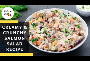 Salmon Salad Recipe: A Crisp & Creamy Treat with Wholesome Seafood Flavor