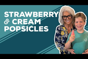 Love & Best Dishes: Strawberry & Cream Popsicles | Strawberry Dessert Recipes