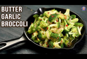 Butter Garlic Broccoli Recipe | Sauteed Broccoli-Easy Appetizer | Can Also Serve with Noodles, Rice