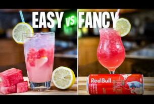 Fun Vodka or Tequila Watermelon Red Bull Drink Recipes | Lemonade Cocktail