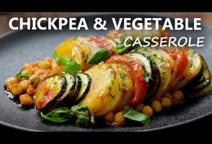 CHICKPEA and VEGETABLE CASSEROLE Recipe | Healthy Vegan and Vegetarian Meal Ideas | Chickpea Recipes