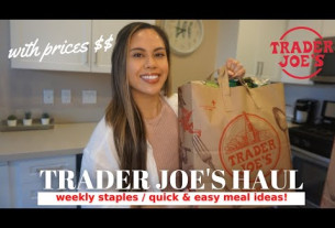 HEALTHY TRADER JOE'S HAUL 2023 | quick & easy meal ideas, recipes for weight loss, dinner ideas