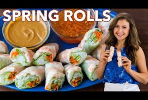 Fresh Spring Rolls Recipe with Best Dipping Sauce