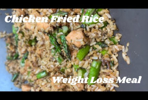 Chicken fried rice | Healthy food recipes | Healthy recipes for weight loss | Dinner Ideas |