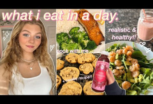 WHAT I EAT IN A DAY at home: realistic & EASY healthy recipes! & cook with me 2023!!