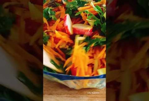👉QUICK & EASY, 🥗HEALTHY & NUTRITIOUS SALAD PERFECT FOR DINNER  - #shorts -