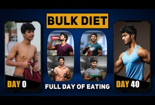 FULL DAY OF EATING 2023: What To Eat For Healthy Muscle “Weight Gain” (FAST!)
