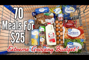 70 Meals For $25 | Quick & EASY Cheap Meal Ideas | Emergency Grocery Budget Shopping | Julia Pacheco