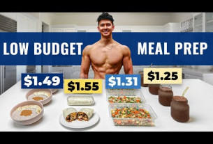 How to Lose Fat for $5/Day (HEALTHY BUDGET MEAL PREP)