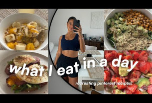 FULL DAY OF HEALTHY EATING | Recreating Pinterest Recipes Pt.2!